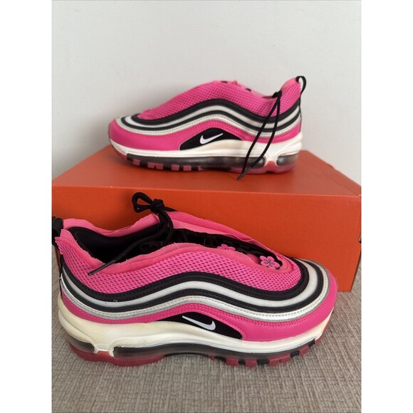 WMNS NIKE AIR MAX 97 LX "SAKURA PACK" PINK BLAST-WHITE-BLACK SZ 7 [CV3411-600] - Picture 7 of 11